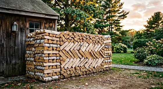 Укладка дров в Дорохове, улица Заречная, 8